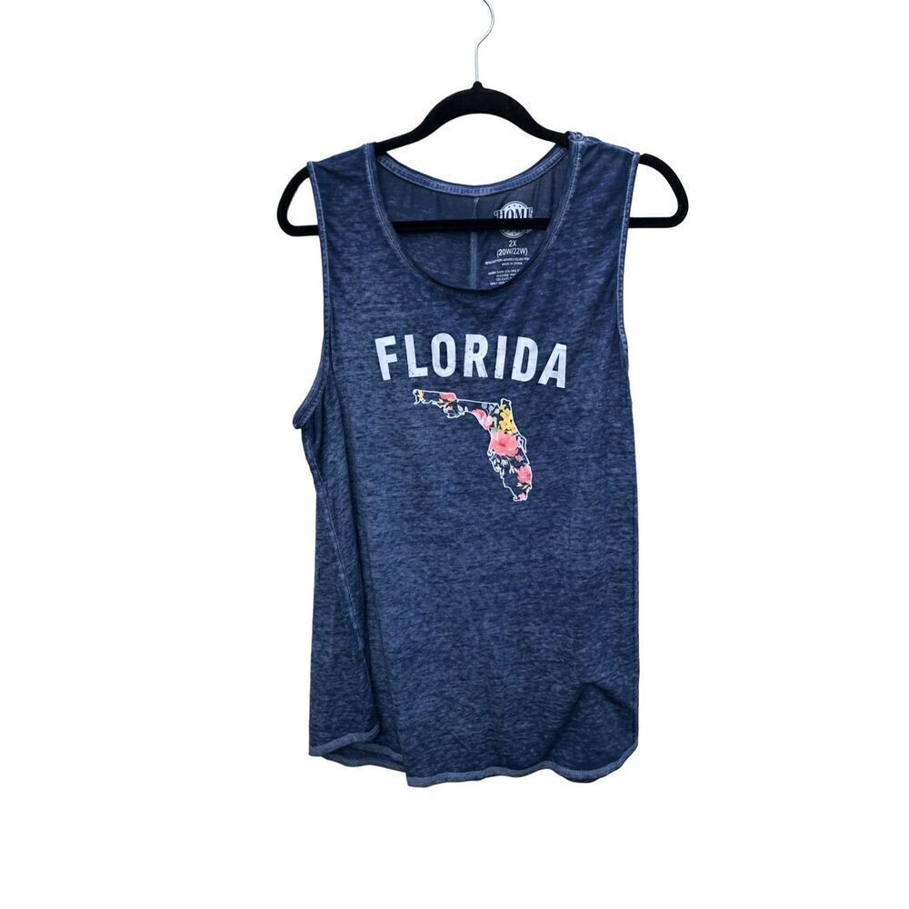 Florida 2XL Home Free Floral Tank